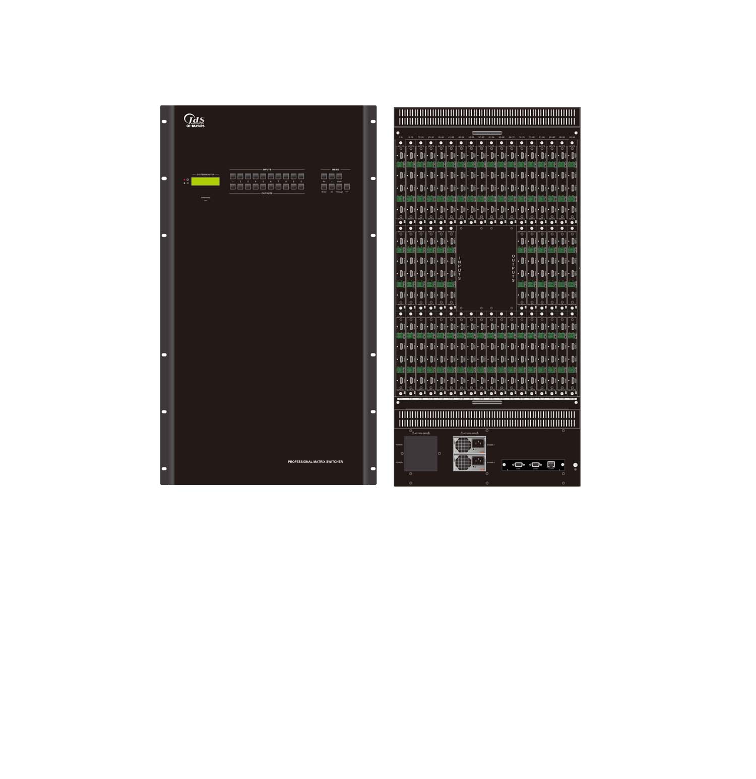 CH-MAX9696    96路高清混插矩阵