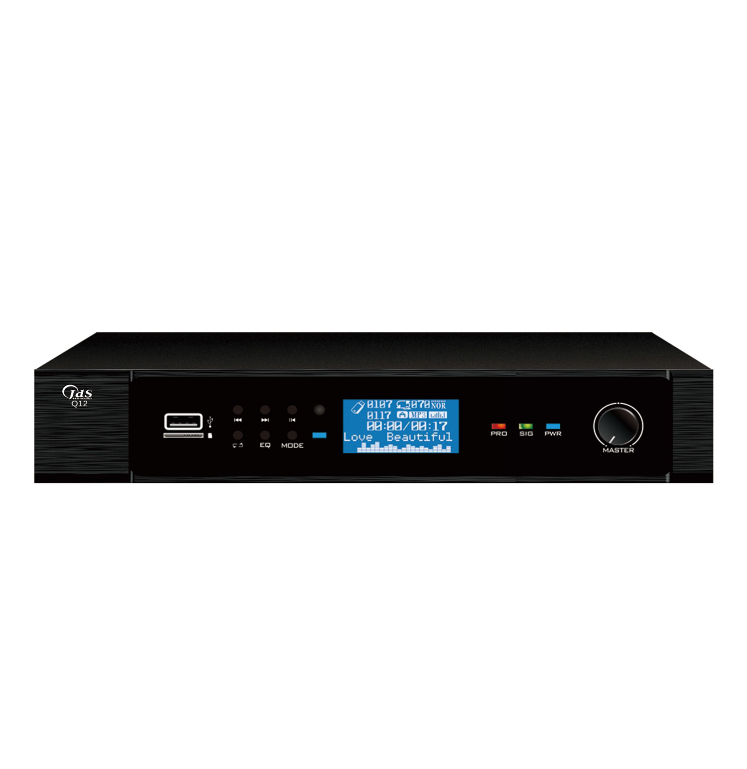 Q12    多音源合并式D类功放 120W+48V幻象电源