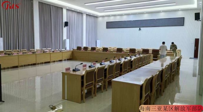 海南三亚某区解放军部队报告厅